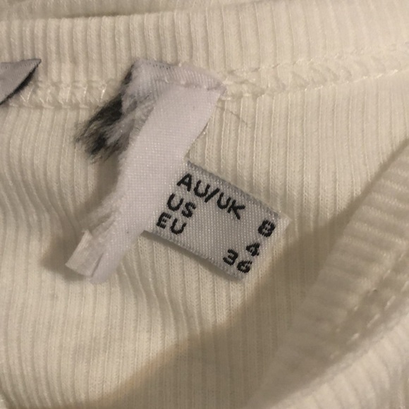 Princess Polly MADELYN TOP WHITE Size 2 - Picture 7 of 7